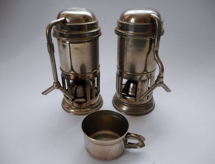 Stella, Vittoria - 咖啡壶, 旅行 (2) - 镀镍黄铜