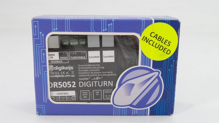 Digikeijs H0轨, N轨 - DR5052  - 遥控／变轨 - 基本设置转盘控制数字