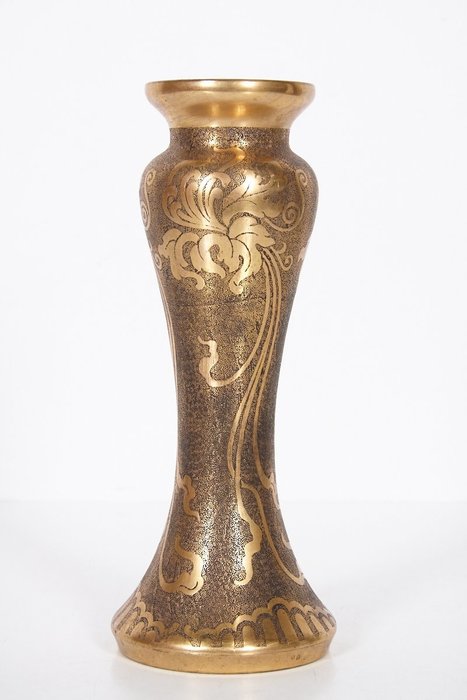 Leon Ledru - Art Nouveau Vase-Leon Ledru projetado para Val Saint Lambert