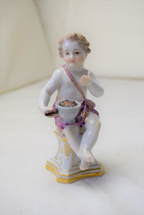 Meissen - Figur, Skulptur - Porcelæn