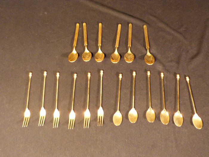 Wilkens 18/8 gold-plated cutlery set (72) - Steel (stainless)