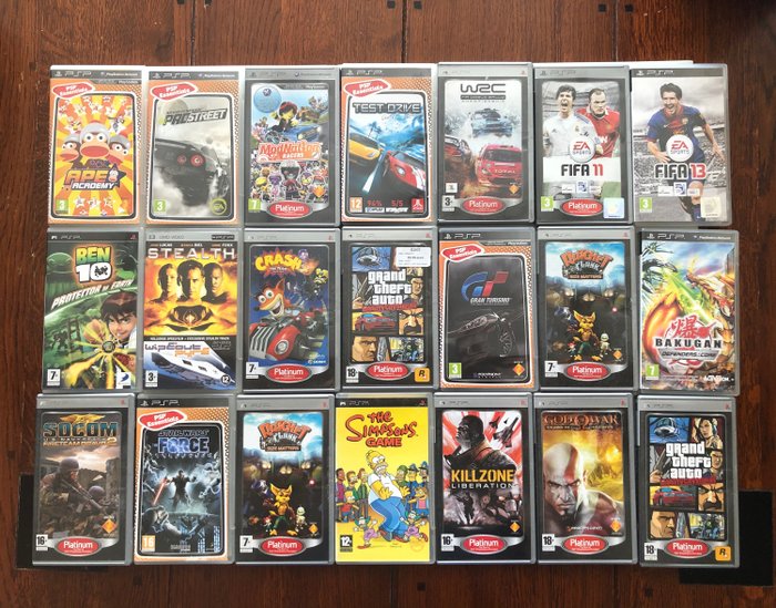 21 Sony PSP games complete! - games (21) - 帶原裝盒