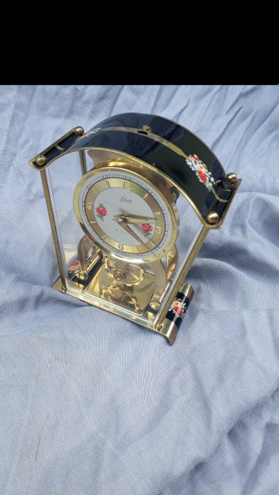 時鐘 - Schatz et Sohne - 金色的金屬 - 20世紀中葉