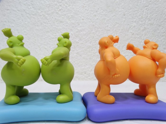 Winnie Pang / Frankie Fu - Zanif - 2 figurine pentru bărbați grași (2) - plastic