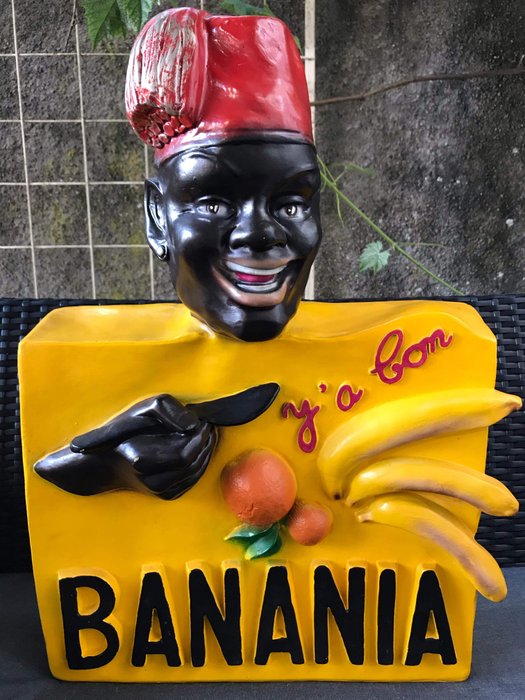 Banania - Figur, Staty - Kåda/Polyester