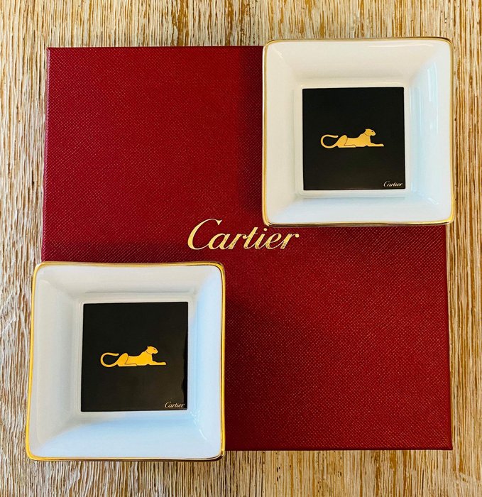 Cartier - Limoges - Bord (2) - Porselein