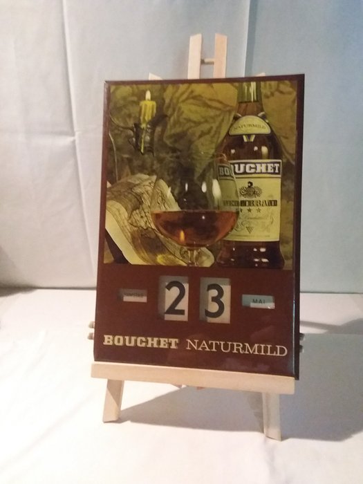 Bouchet Naturmild Weinbrand  - calendário (1) - Estanho, Plástico