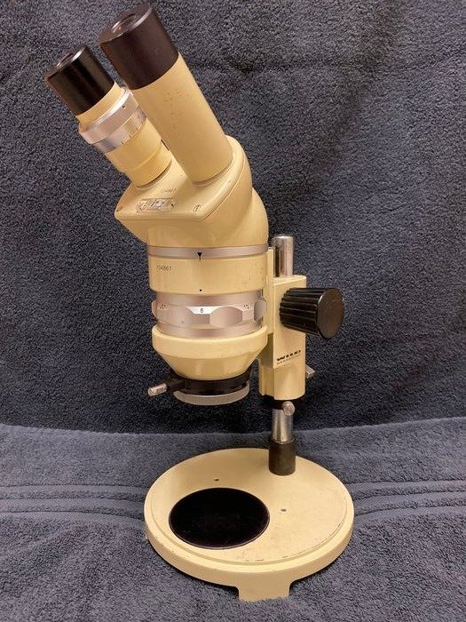 Wild Heerbrugg - Microscope stéréo de terrain M5 - Acier - 1958