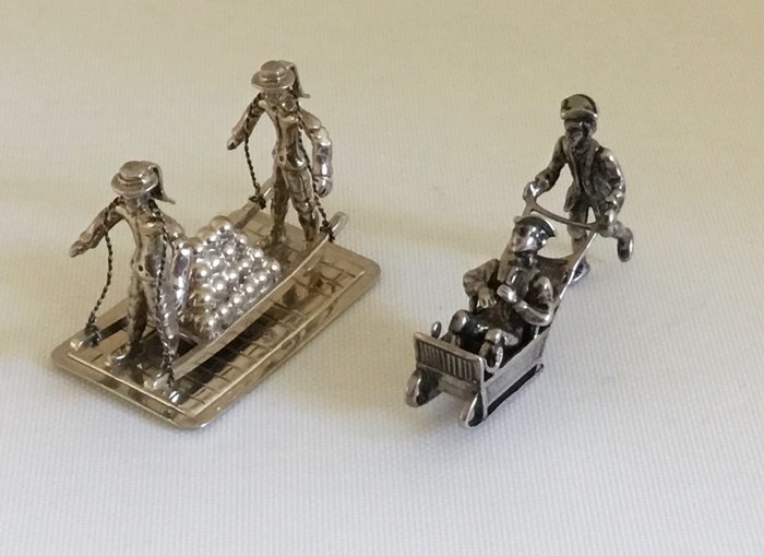 Miniature (2) - Silver - Catawiki