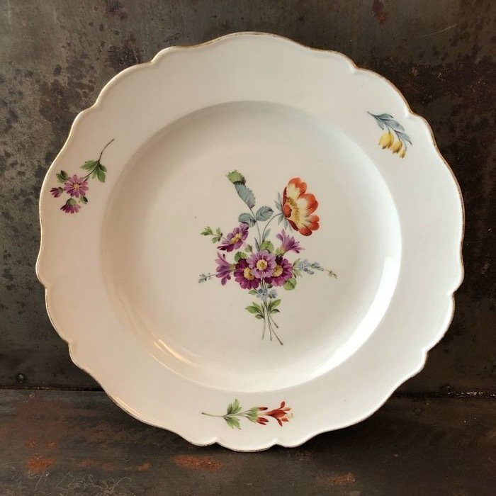 Meissen Porzellan - Assiette plate 1774-1814 Marcolini - Porcelaine