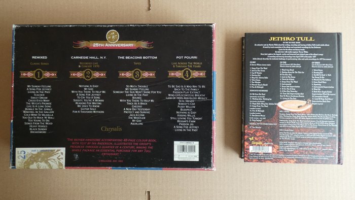 Jethro Tull - 25th Anniversary 4CD box set and Songs from - Catawiki