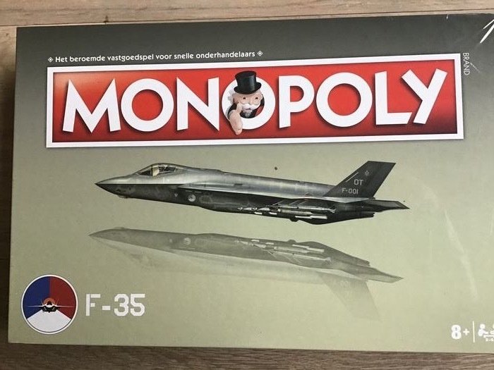 Monopol „Świętujemy nowe holenderskie siły powietrzne Holandii F-35A Lightning II” - Gra w pudełku
