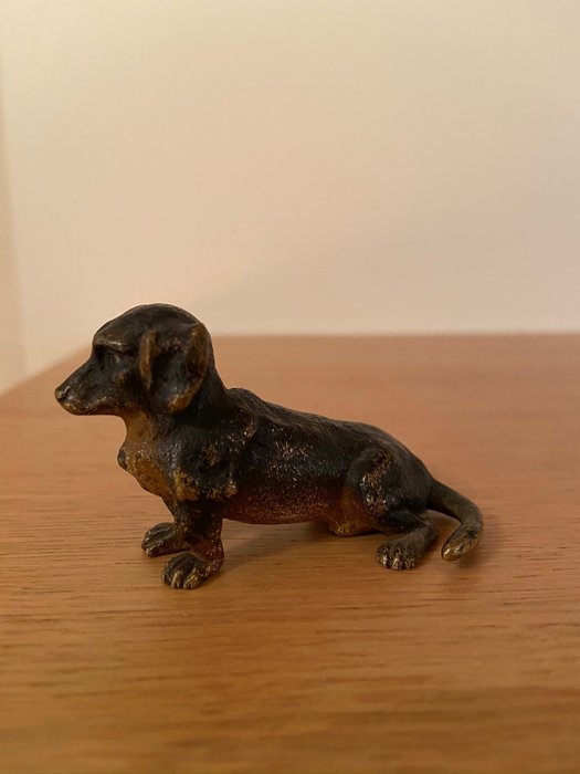 人偶/圖像, 臘腸犬 - 維也納青銅 - 20世紀初