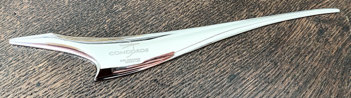 Concorde Air France - Cortador de papel - Banhado a prata, Metal prateado