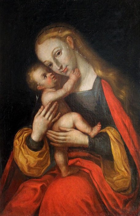 Lucas Cranach (da) - Madonna con Bambino