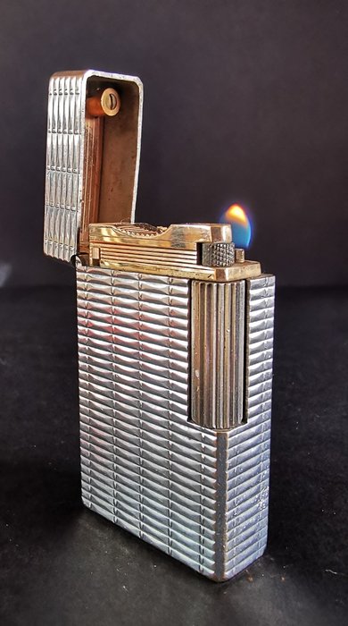 S.T. Dupont - Silver and gold plated Dupont lighter - 1