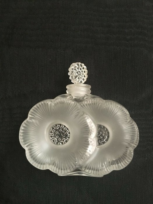 René Lalique - Lalique - Frasco de perfume "Les Deux Fleurs" - Cristal
