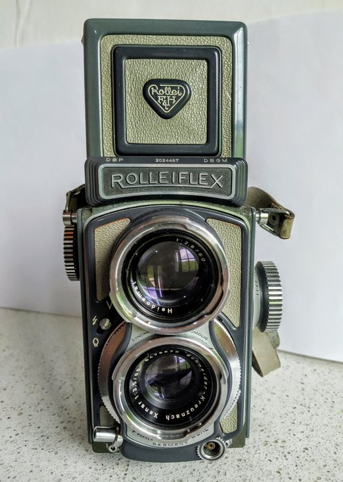 Rollei Rolleiflex 4x4 Baby Grey +case