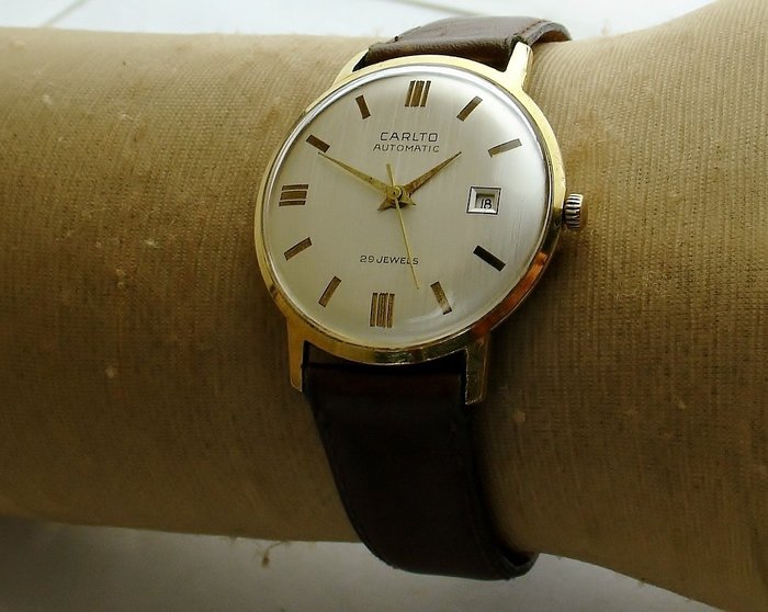 CARLTO - Dresswatch - Secuur - Vintage met Garantie - Herre - 1960-1969