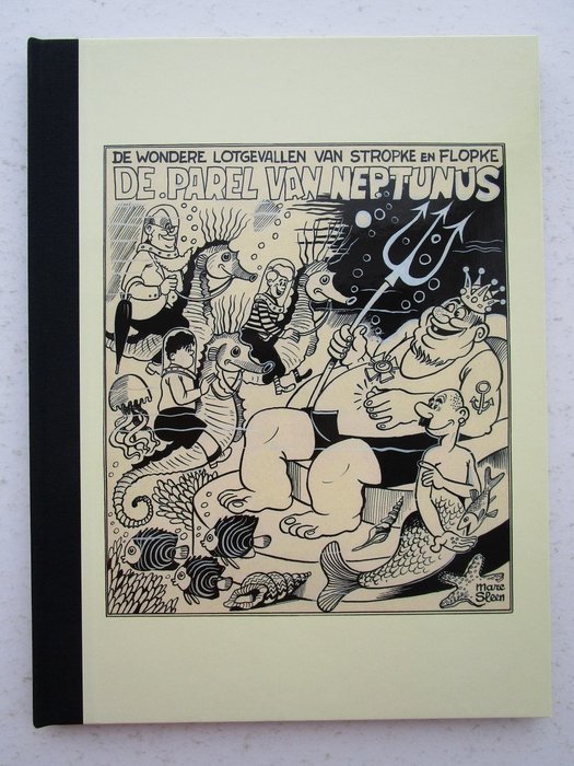 Preview of the first image of Stropke en Flopke - De parel van Neptunus (met zwarte rug en alternatieve cover) - 20 expl , auteur.