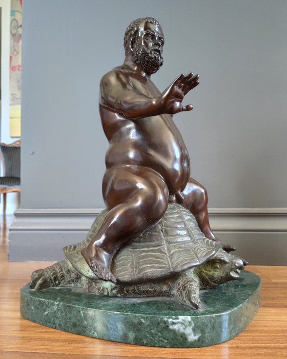 Sculpture, Nano Morgante (1) - Bronze - Second half 20th century