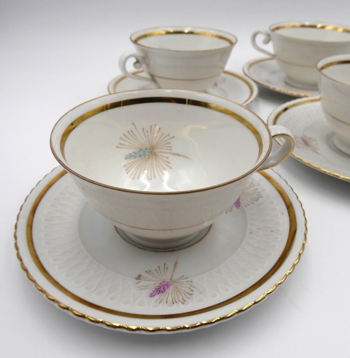  Seltmann Weiden Elisabeth, 1949 - Bavaria - Juego de té para 6 - Porcelana