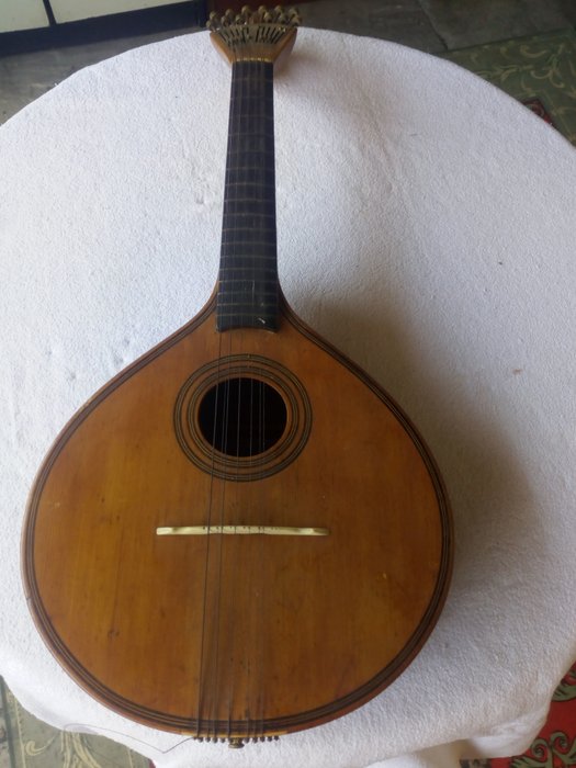 Oficina de Instrumentos de corda de Augusto Vieira - Guitarra Portuguesa - Chitarra classica, Molto premiato - Portogallo - 1909