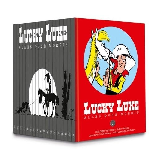 Lucky Luke - Alles door Morris - 18 albums - 1e druk heruitgave - 18 Album - 2018