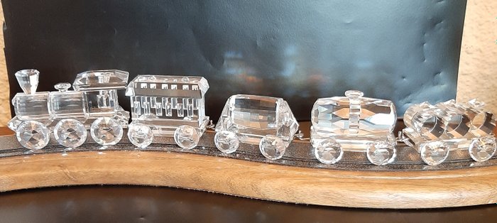 Swarovski Zug groß mit Schienen (6) - Kristall