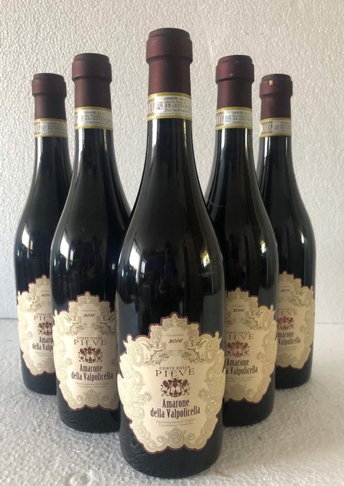 2016 Corte della Pieve - Amarone della Valpolicella - 5 Botellas (0,75 L)
