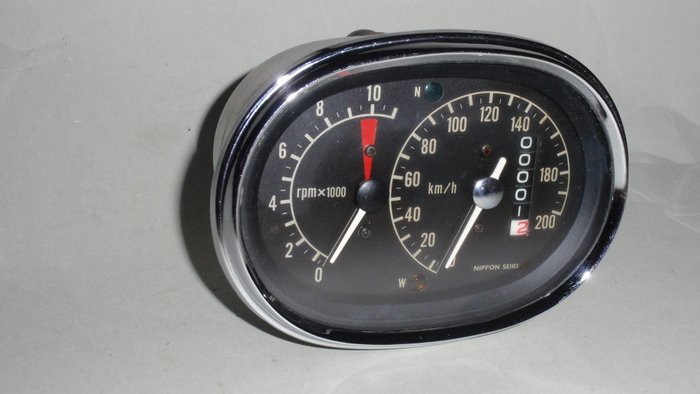 Speedometer - Honda CB 450 Black Bomber - Nippon Seikki - 1960-1970