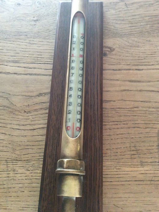 antieke Thermometer - Brons