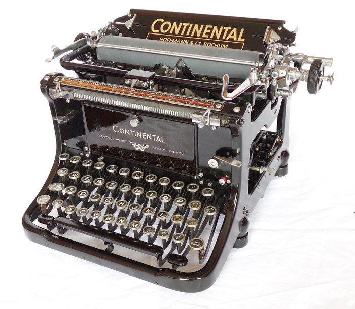 Wanderer Werke Schonau Chemnitz - Continental Standard Tabulator - Typewriter, 1930s - Glass, Iron (cast/wrought), Steel