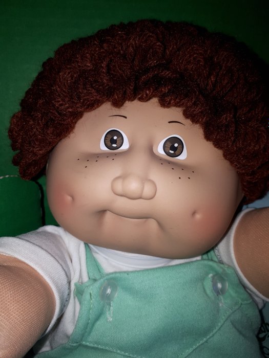 cabbage patch kid with freckles