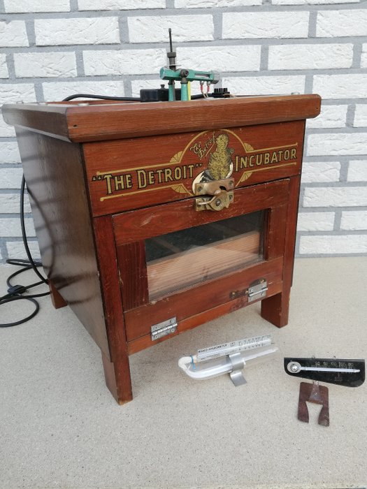 The Detroit Incubator - Beautiful antique incubator - Wood