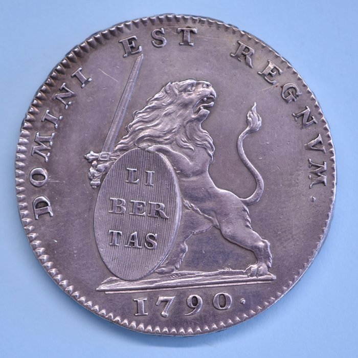 比利时 - Zilveren Leeuw 1790 - 银