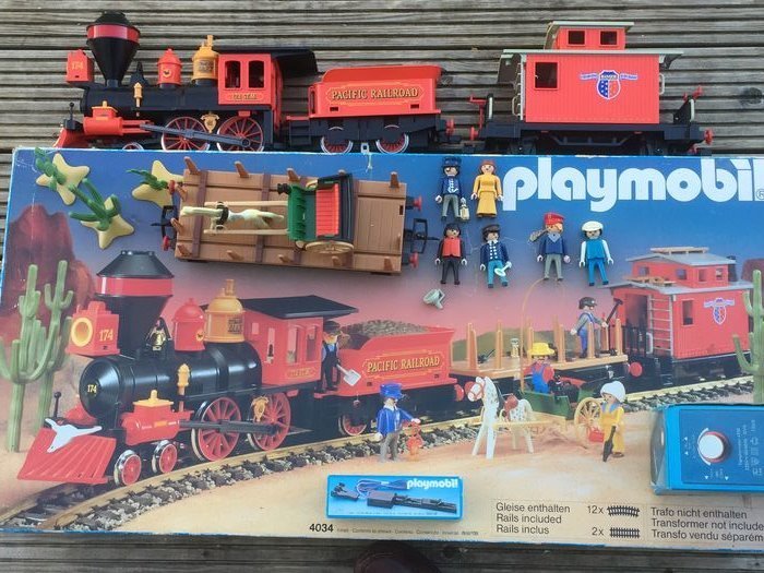 Playmobil - 4034 - Train set Playmobil set Steaming mary nr 4034