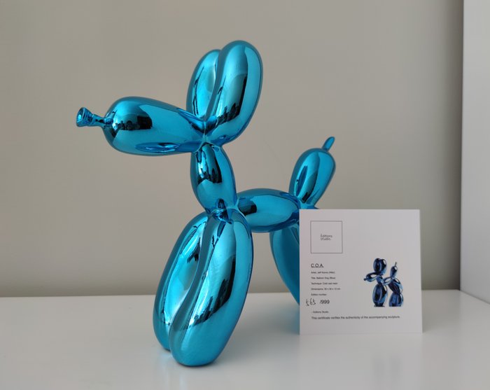 Jeff Koons ( after ) - Balloon Dog ( Blue )