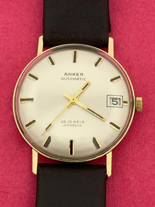 Anker - 25 Jewels Incabloc 14K Gold Case - Mężczyzna - 1960-1969