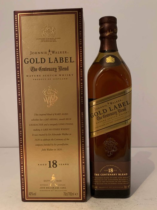Johnnie Walker 18 years old Gold Label The Centenary Blend - 70cl