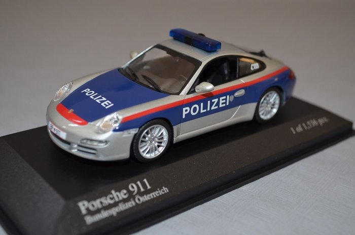MiniChamps - 1:43 - Porsche 911 (997) Carrera 2004 Polizei (Bundespolizei Österreich)