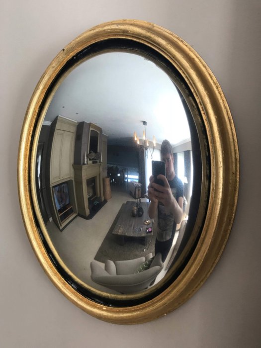 Wypukłe lustro Butlera - Szkło, Złożony