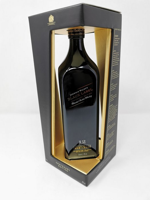 Johnnie Walker 12 years old Limited Edition Black Label Centenary 1909-2009 - 700 毫升