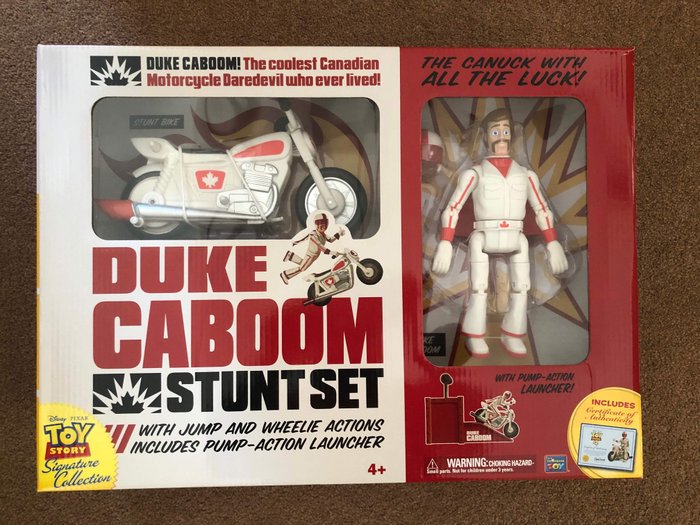 Disney Toy Story 4 Signature Collection Duke Caboom Stunt Set *NEW & BOXED* 