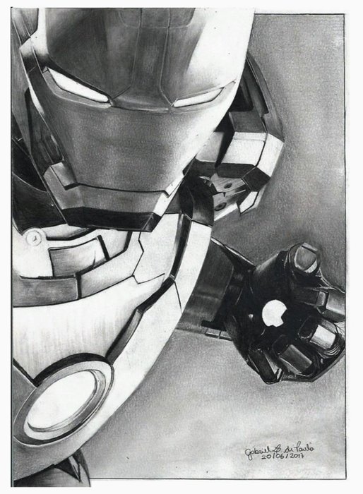 Iron Man - Iron Man - dessin original - (2017) - Catawiki
