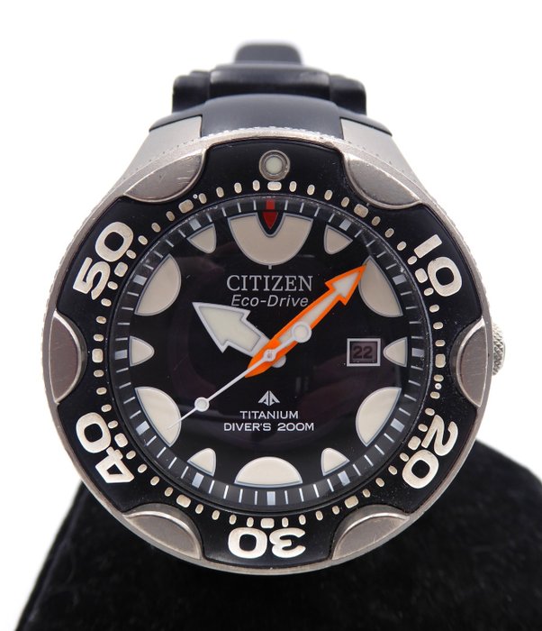 Citizen - Orca, Promaster EcoDrive Titanium Diver's 200m - GN 4 S - Homem - 2000-2010