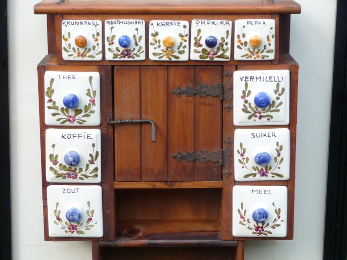 古董香料柜- - 木, 陶瓷