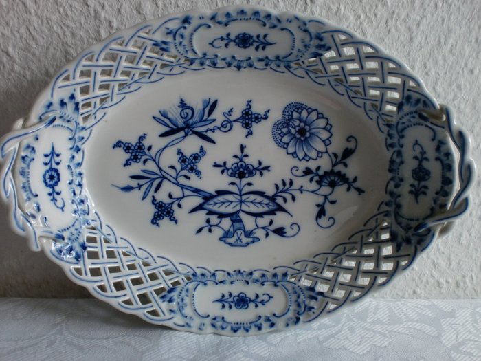 Meissen - Cáscara de patrón de cebolla - Porcelana