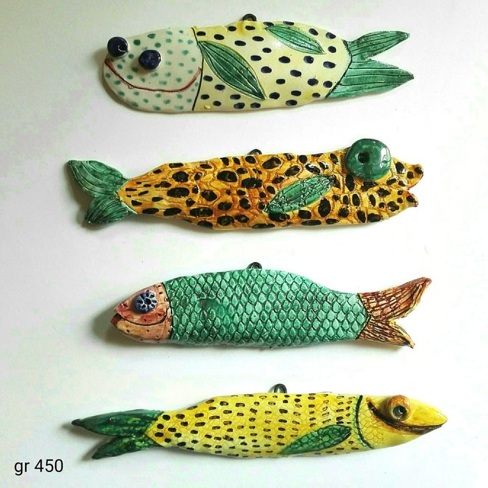 Alba Pasquini - Peixe de parede (4) - Cerâmica