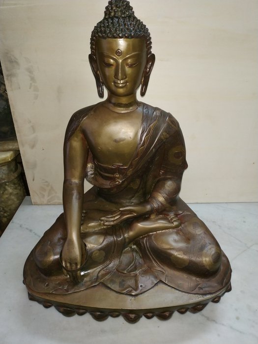 Sculpture (1) - 青銅色 - 佛 - 亞洲 - 20世紀末
